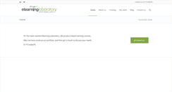 Desktop Screenshot of elearninglaboratory.com